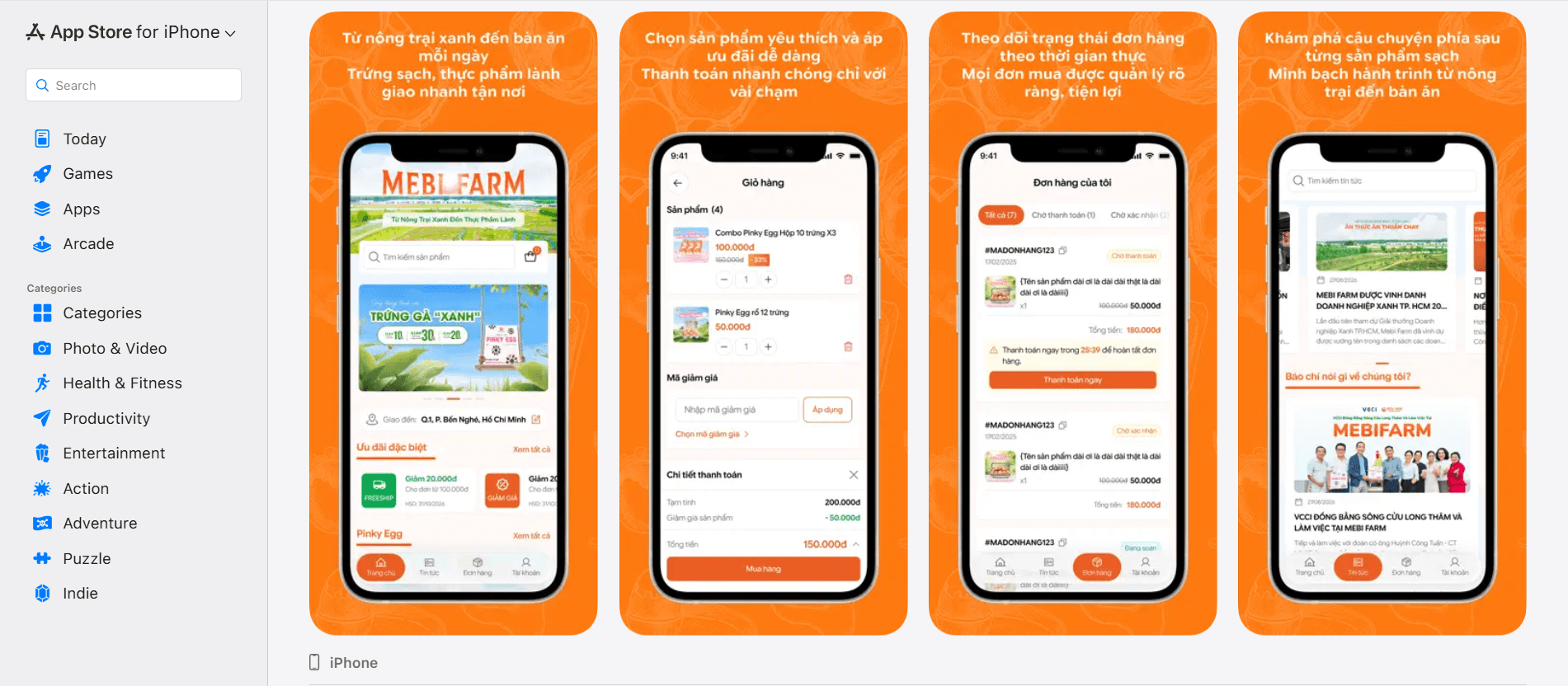 Ứng dụng Mebifarm - Công ty Cổ Phần Mebisoft