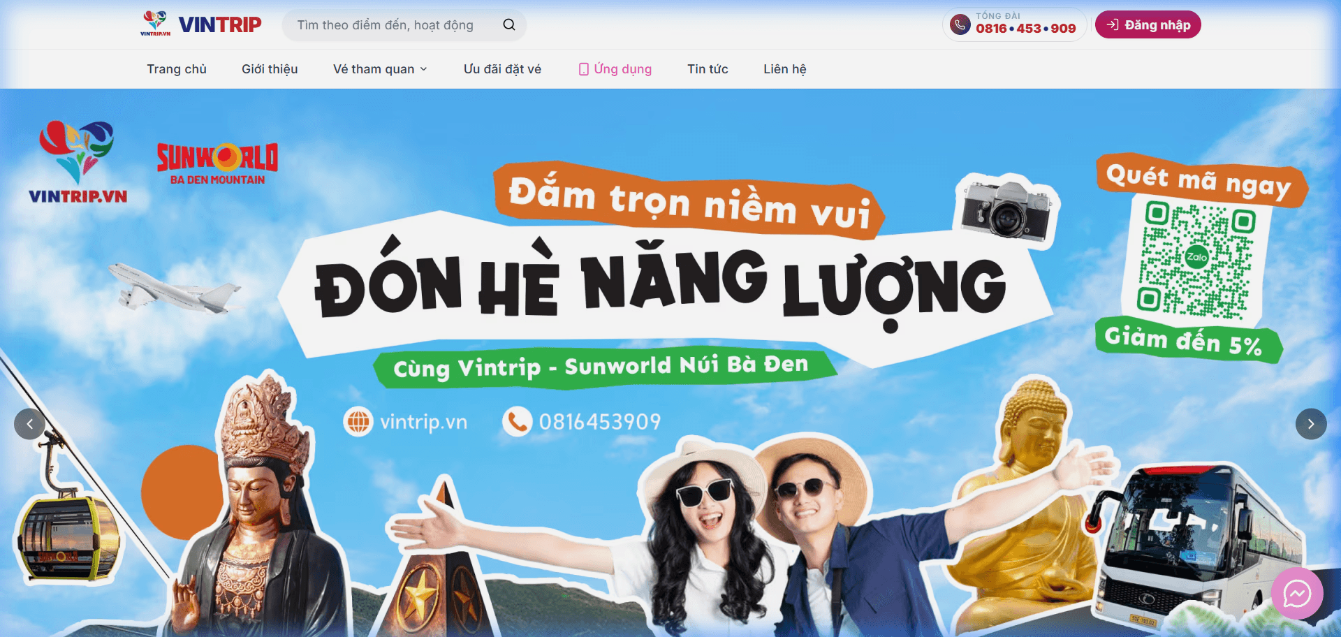 Nền tảng Đặt vé Du lịch Vintrip - Công ty TNHH Vintrip